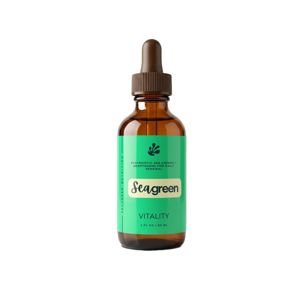 Seagreen Vitality liquid kelp supplement bottle
